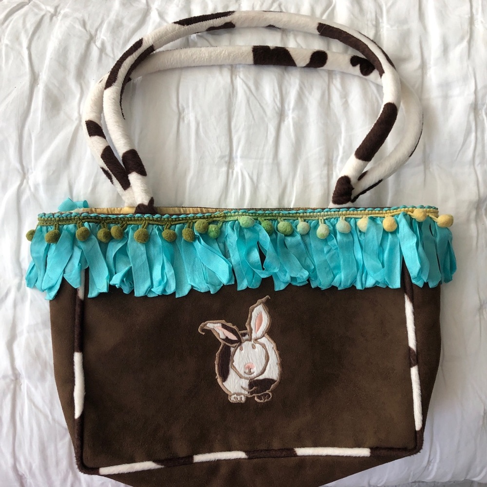 Susie Stern Cow bunnies bag